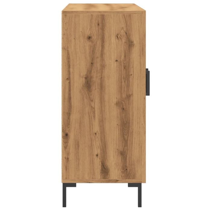 Dulap, stejar artizanal, 90x34x80 cm, lemn prelucrat - WALTI WALTI