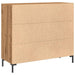 Dulap, stejar artizanal, 90x34x80 cm, lemn prelucrat - WALTI WALTI