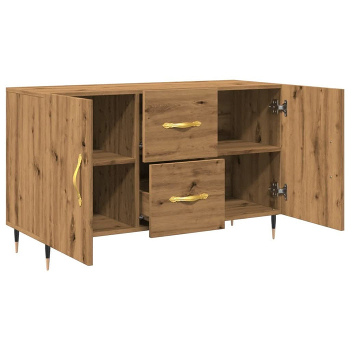 Dulap, stejar artizanal, 100x36x60 cm, lemn prelucrat - WALTI WALTI