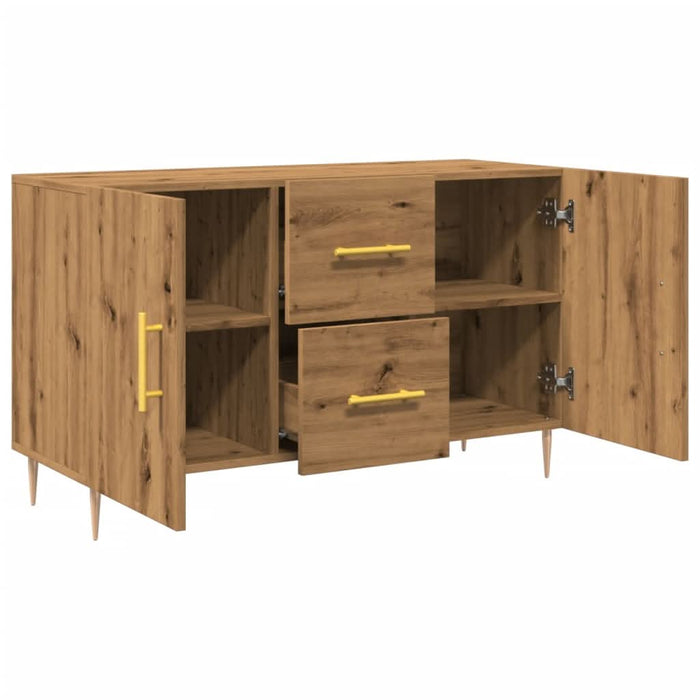 Dulap, stejar artizanal, 100x36x60 cm, lemn prelucrat - WALTI WALTI