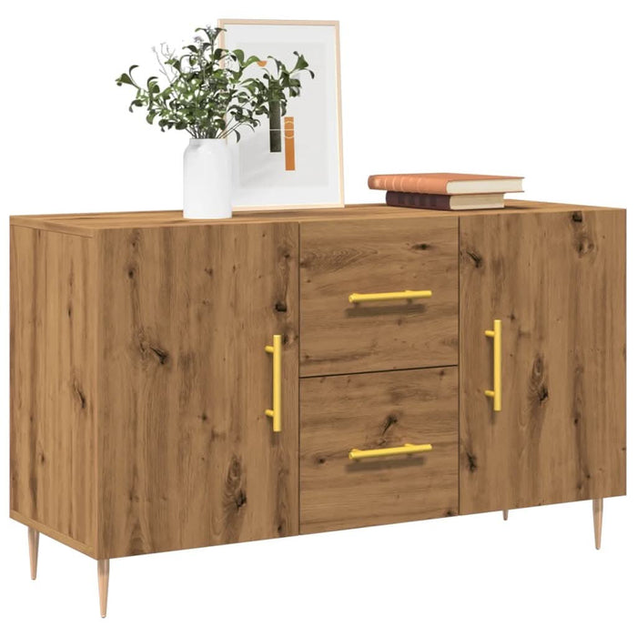 Dulap, stejar artizanal, 100x36x60 cm, lemn prelucrat - WALTI WALTI