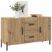Dulap, stejar artizanal, 100x36x60 cm, lemn prelucrat - WALTI WALTI