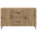 Dulap, stejar artizanal, 100x36x60 cm, lemn prelucrat - WALTI WALTI