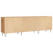 Dulap TV, stejar artizanal, 150x30x50 cm, lemn prelucrat - WALTI WALTI