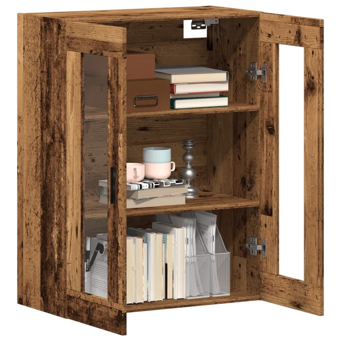 Dulap montat pe perete lemn vechi 69,5x34x90 cm - WALTI WALTI