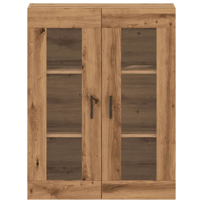 Dulap montat pe perete, stejar artizanal, 69,5x34x90 cm - WALTI WALTI