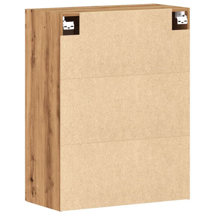 Dulap montat pe perete, stejar artizanal, 69,5x34x90 cm - WALTI WALTI
