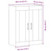 Dulap, lemn vechi, 69,5x34x90 cm, lemn prelucrat - WALTI WALTI