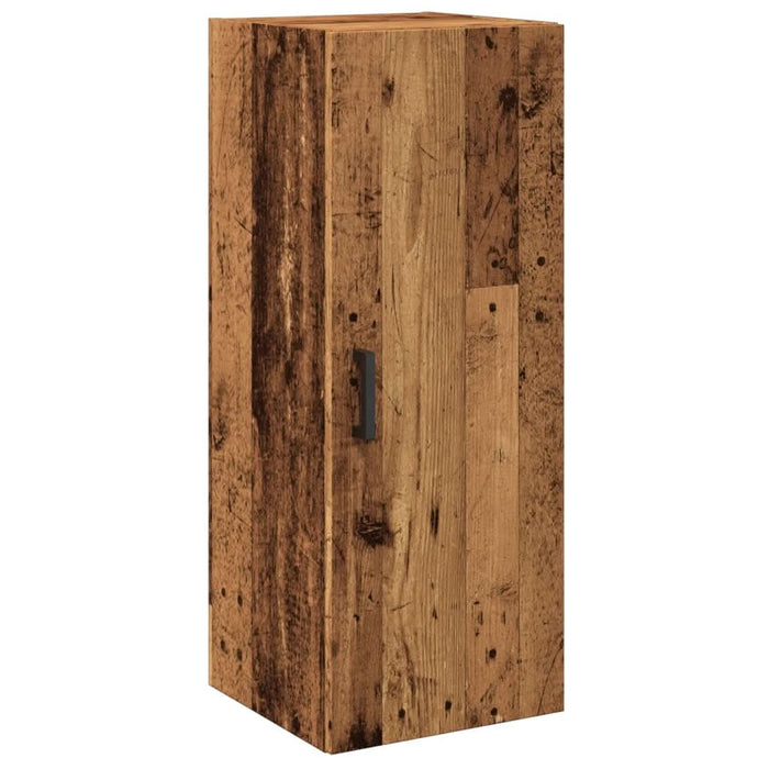 Dulap pe perete, lemn vechi, 34,5x34x90 cm, lemn prelucrat - WALTI WALTI