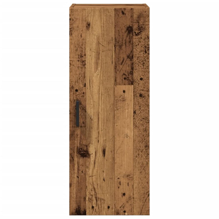 Dulap pe perete, lemn vechi, 34,5x34x90 cm, lemn prelucrat - WALTI WALTI