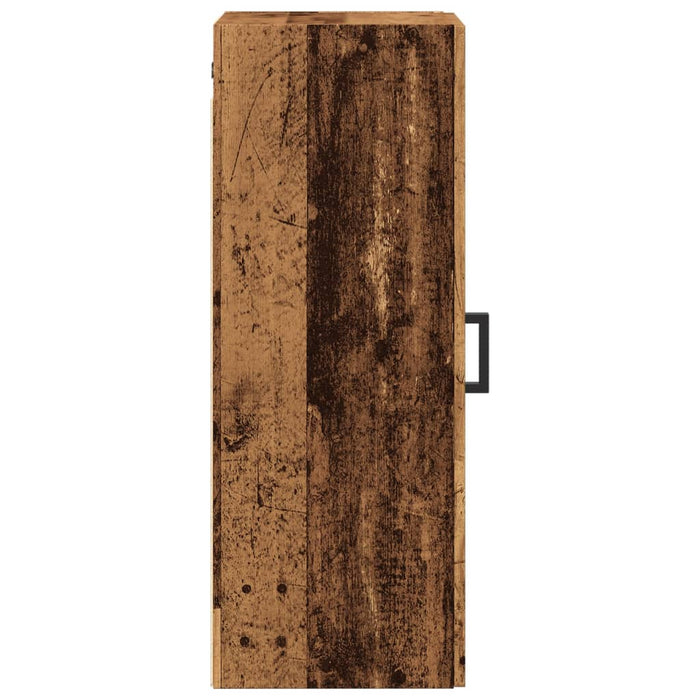 Dulap pe perete, lemn vechi, 34,5x34x90 cm, lemn prelucrat - WALTI WALTI