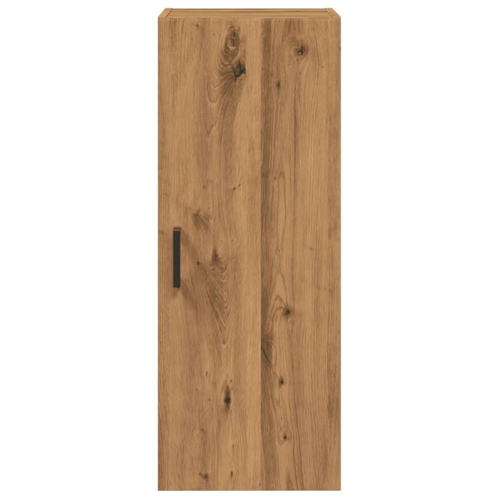 Dulap pe perete stejar artizanal, 34,5x34x90 cm, lemn prelucrat - WALTI WALTI