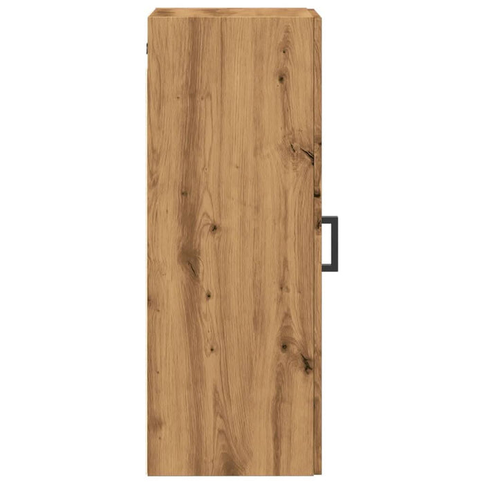 Dulap pe perete stejar artizanal, 34,5x34x90 cm, lemn prelucrat - WALTI WALTI
