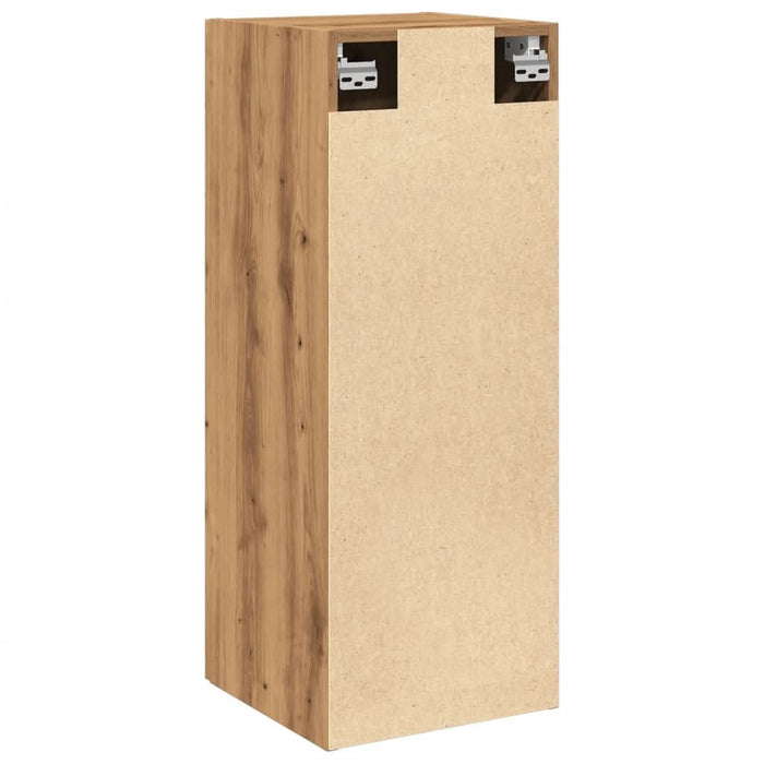 Dulap pe perete stejar artizanal, 34,5x34x90 cm, lemn prelucrat - WALTI WALTI