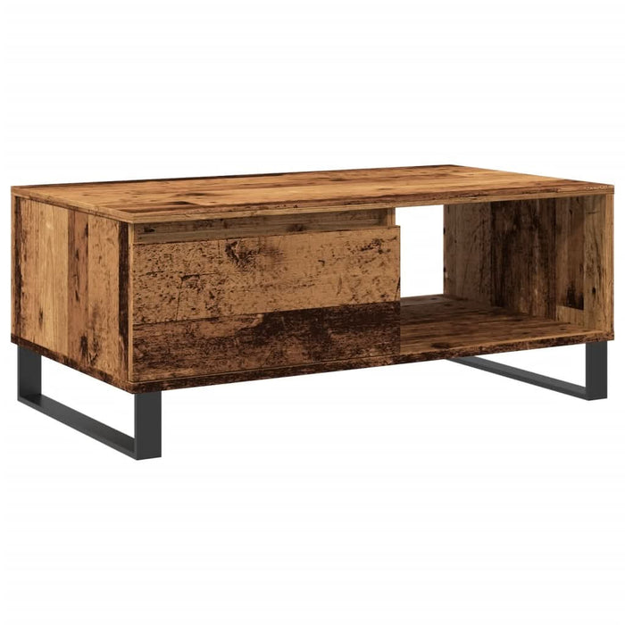 Măsuță de cafea, lemn vechi, 90x50x36,5 cm, lemn prelucrat - WALTI WALTI
