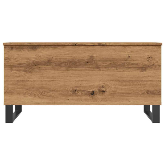 Măsuță de cafea stejar artizanal, 90x44,5x45 cm, lemn prelucrat - WALTI WALTI