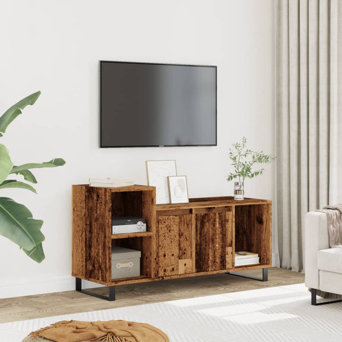 Comodă TV, lemn vechi, 100x35x55 cm, lemn prelucrat - WALTI WALTI