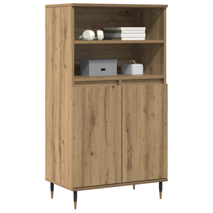 Dulap înalt, stejar artizanal, 60x36x110 cm, lemn prelucrat - WALTI WALTI