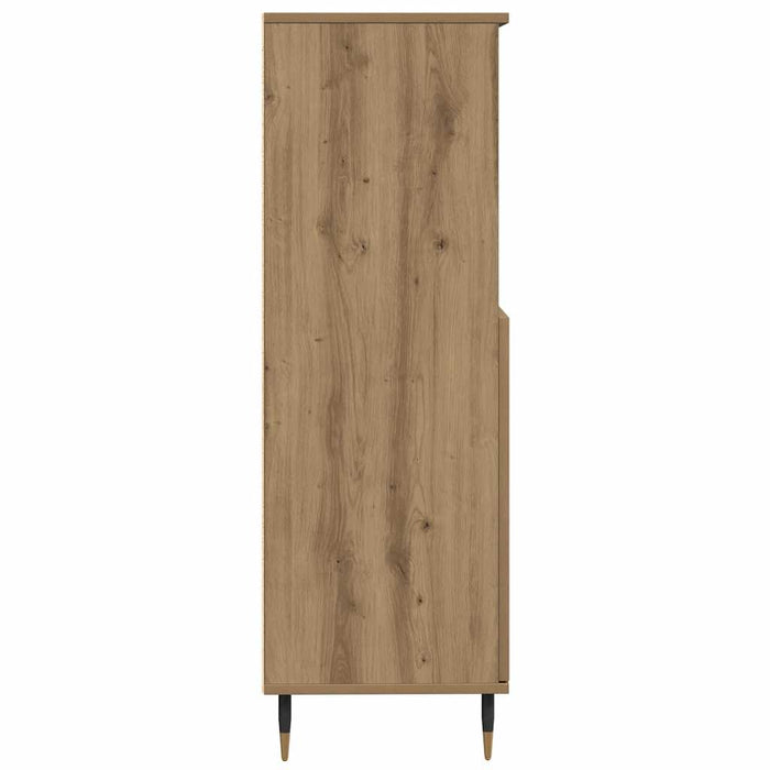 Dulap înalt, stejar artizanal, 60x36x110 cm, lemn prelucrat - WALTI WALTI
