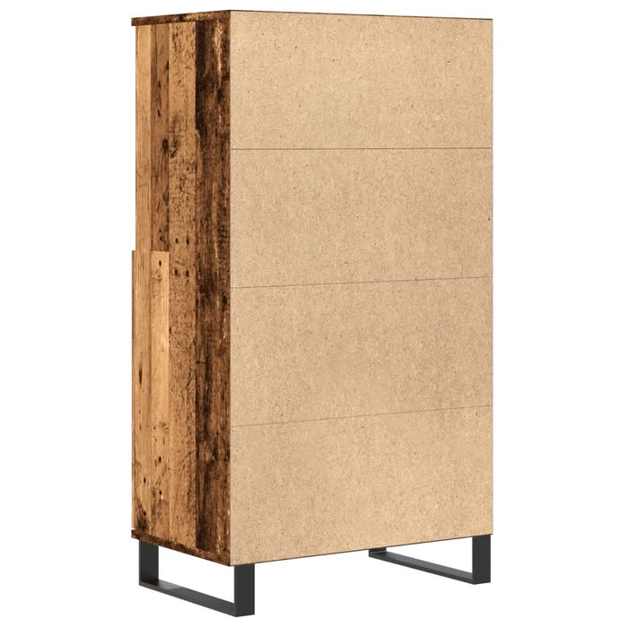 Dulap înalt, lemn vechi, 60x36x110 cm, lemn prelucrat - WALTI WALTI