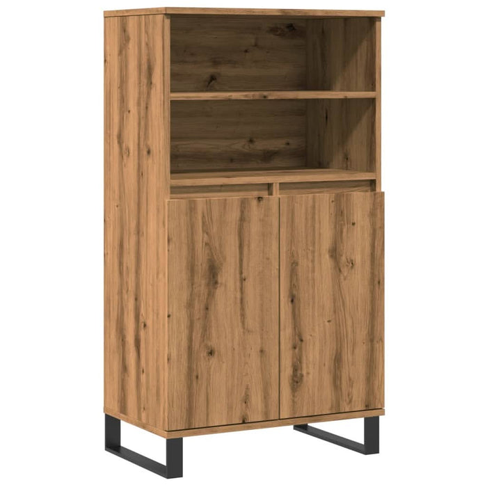 Dulap înalt, stejar artizanal, 60x36x110 cm, lemn prelucrat - WALTI WALTI