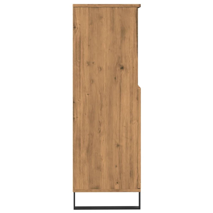 Dulap înalt, stejar artizanal, 60x36x110 cm, lemn prelucrat - WALTI WALTI