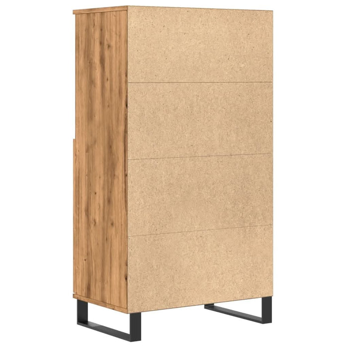 Dulap înalt, stejar artizanal, 60x36x110 cm, lemn prelucrat - WALTI WALTI