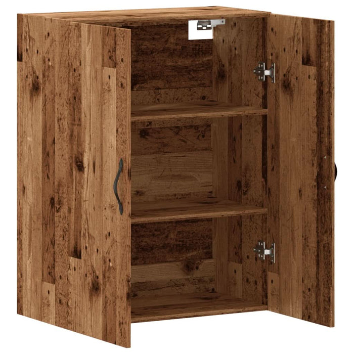 Dulap montat pe perete lemn vechi 69,5x34x90 cm lemn prelucrat - WALTI WALTI
