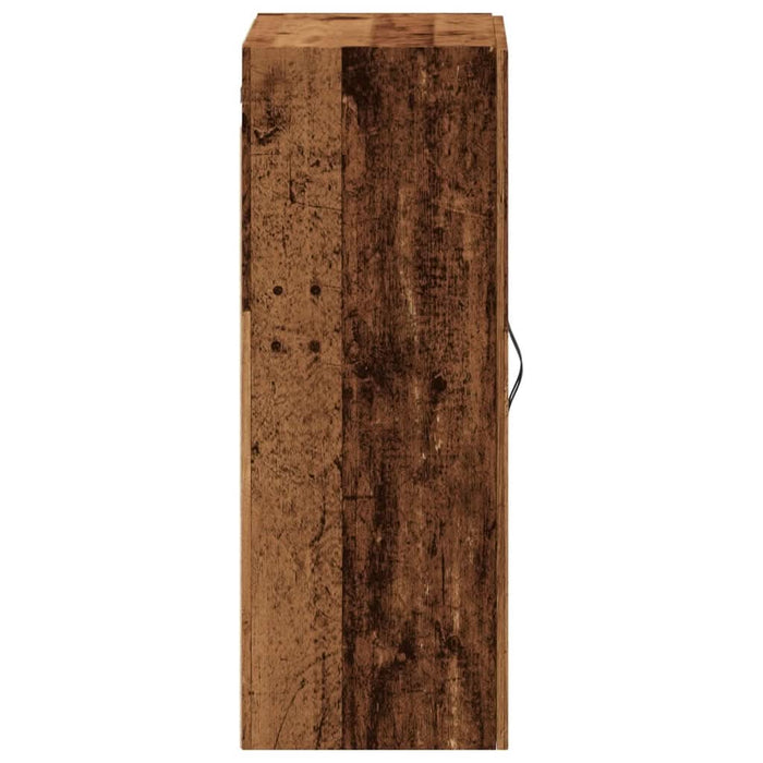 Dulap montat pe perete lemn vechi 69,5x34x90 cm lemn prelucrat - WALTI WALTI