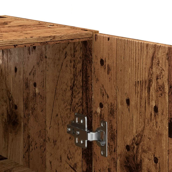 Dulap montat pe perete lemn vechi 69,5x34x90 cm lemn prelucrat - WALTI WALTI
