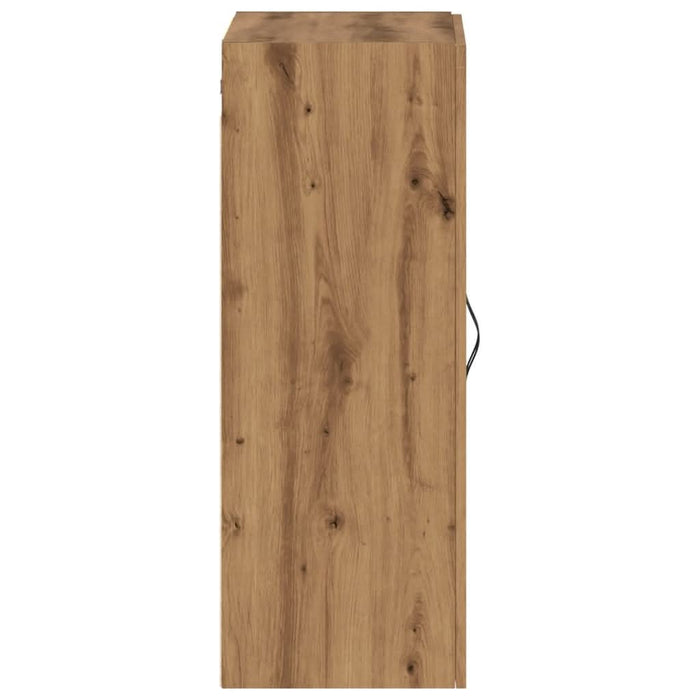 Dulap pe perete stejar artizanal, 69,5x34x90 cm, lemn prelucrat - WALTI WALTI