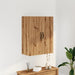 Dulap pe perete stejar artizanal, 69,5x34x90 cm, lemn prelucrat - WALTI WALTI