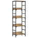 Bibliotecă, stejar artizanal, 50x33x153 cm, lemn prelucrat - WALTI WALTI