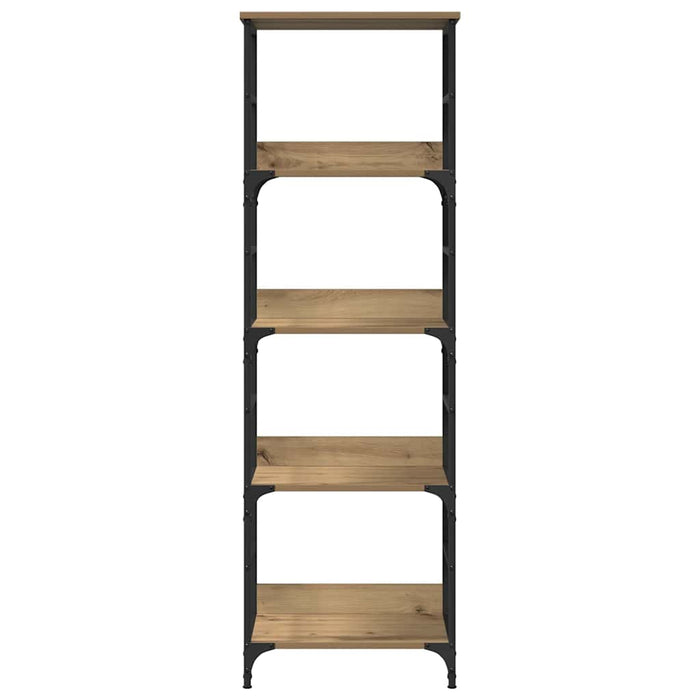 Bibliotecă, stejar artizanal, 50x33x153 cm, lemn prelucrat - WALTI WALTI