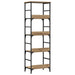 Bibliotecă, stejar artizanal, 50x33x153 cm, lemn prelucrat - WALTI WALTI