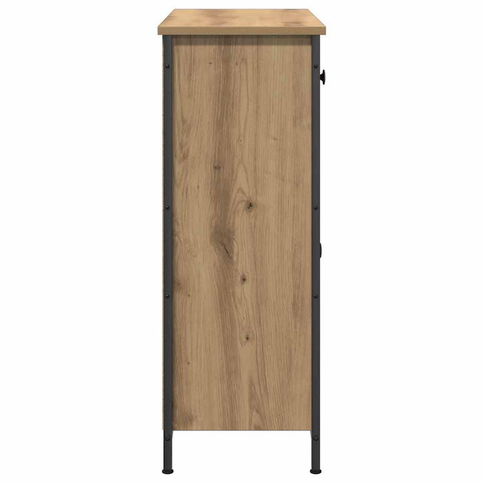 Servantă, stejar artizanal, 70x30x80 cm, lemn prelucrat - WALTI WALTI