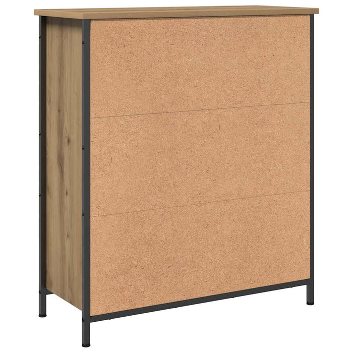 Servantă, stejar artizanal, 70x30x80 cm, lemn prelucrat - WALTI WALTI