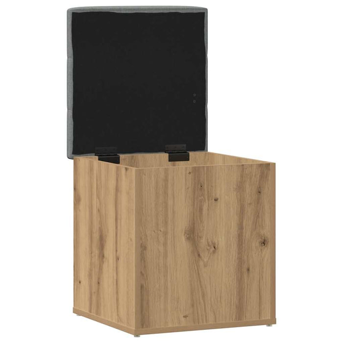 Bancă de depozitare Stejar Artisan 42x42x45 cm Lemn prelucrat - WALTI WALTI