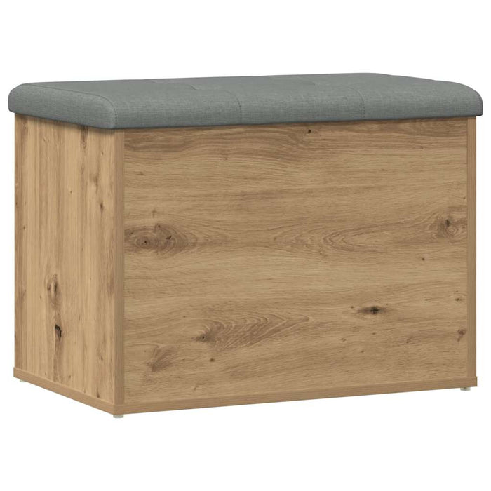 Bancă de depozitare Stejar artizanal 62x42x45 cm lemn prelucrat - WALTI WALTI