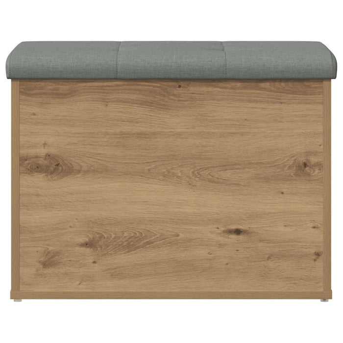 Bancă de depozitare Stejar artizanal 62x42x45 cm lemn prelucrat - WALTI WALTI