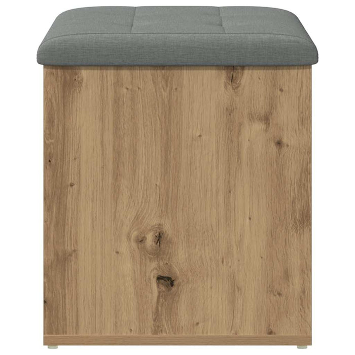 Bancă de depozitare Stejar artizanal 62x42x45 cm lemn prelucrat - WALTI WALTI