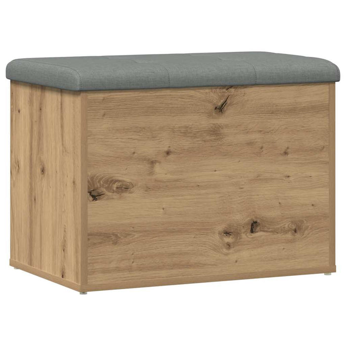 Bancă de depozitare Stejar artizanal 62x42x45 cm lemn prelucrat - WALTI WALTI