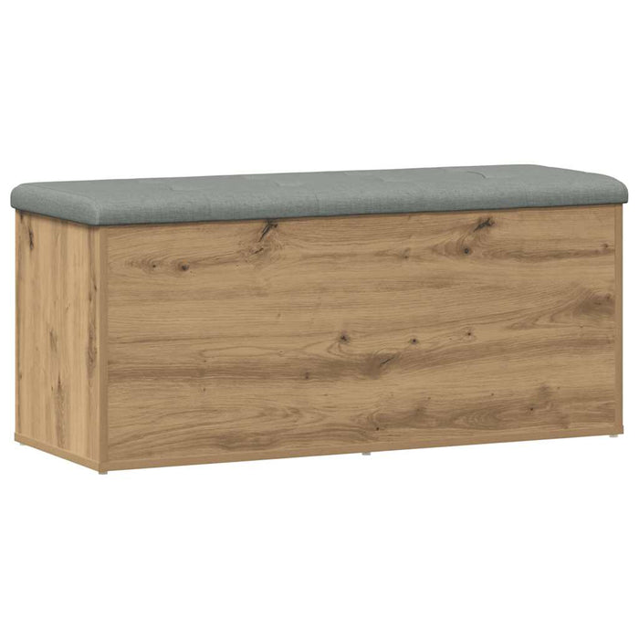 Bancă de depozitare, stejar artizanal, 102x42x45 cm, lemn stratificat - WALTI WALTI