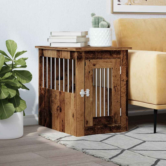 Mobilier ladă pentru câini Lemn vechi 45x62x59cm Lemn prelucrat - WALTI WALTI