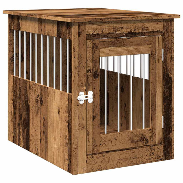 Mobilier ladă pentru câini Lemn vechi 55x75x65cm Lemn prelucrat - WALTI WALTI