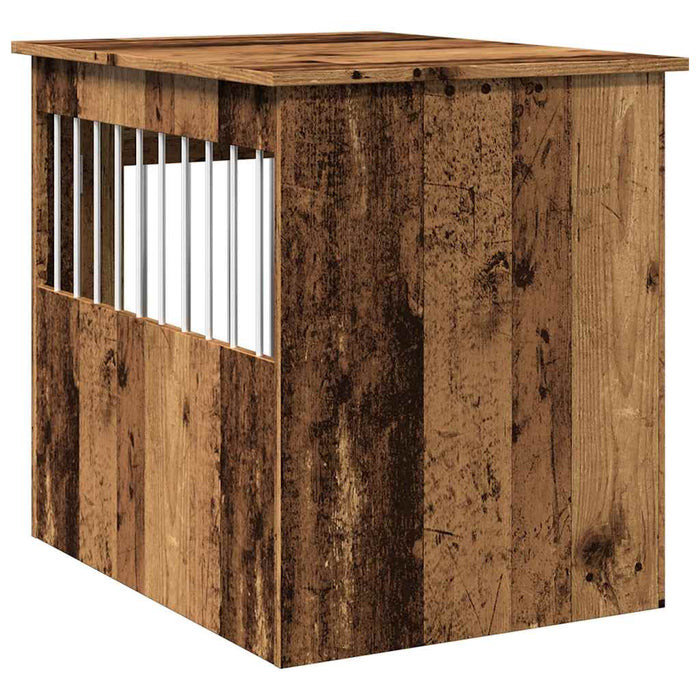 Mobilier ladă pentru câini Lemn vechi 55x75x65cm Lemn prelucrat - WALTI WALTI