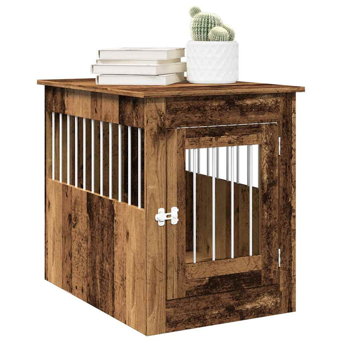 Mobilier ladă pentru câini Lemn vechi 55x80x68cm Lemn prelucrat - WALTI WALTI