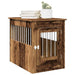 Mobilier ladă pentru câini Lemn vechi 55x80x68cm Lemn prelucrat - WALTI WALTI