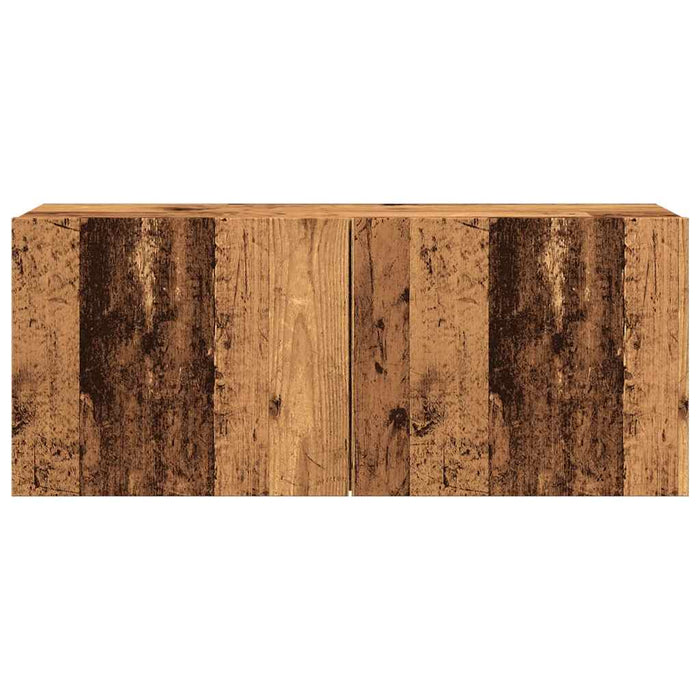 Comodă TV de perete, lemn vechi, 100x30x41 cm - WALTI WALTI