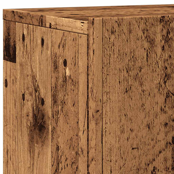 Comodă TV de perete, lemn vechi, 100x30x41 cm - WALTI WALTI